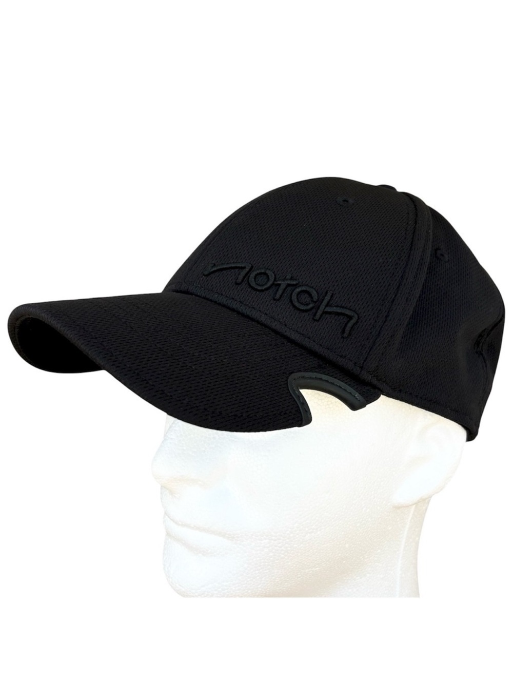 Notch Classic Fitted Black hat 3D Embroidery Logo & Sunglasses Notches S/M